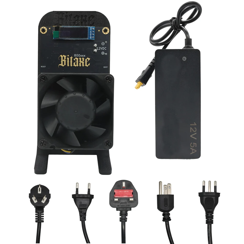 أحدث جهاز تعدين بيتاكس جاما GT 800 2.4Th/s Btc جهاز تعدين بيتكوين منخفض الطاقة جهاز تعدين منزلي صامت Bitaxe Gamma 800 أفضل من Gamma 601 #2