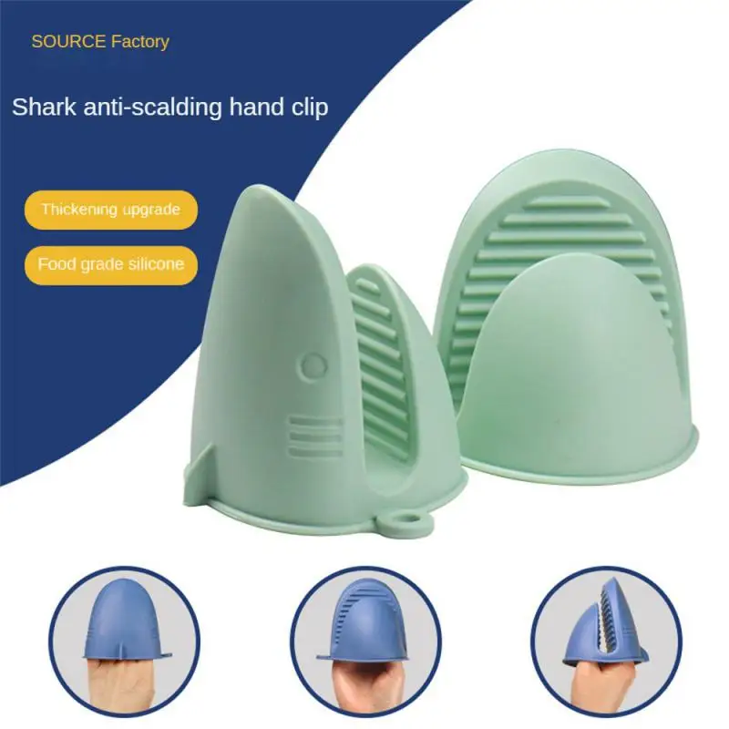 Kitchen Baking Silicone Heat Insulation Clip Anti Scalding Non Slip Gloves Household Oven Microwave Kitchen Cooking Tool