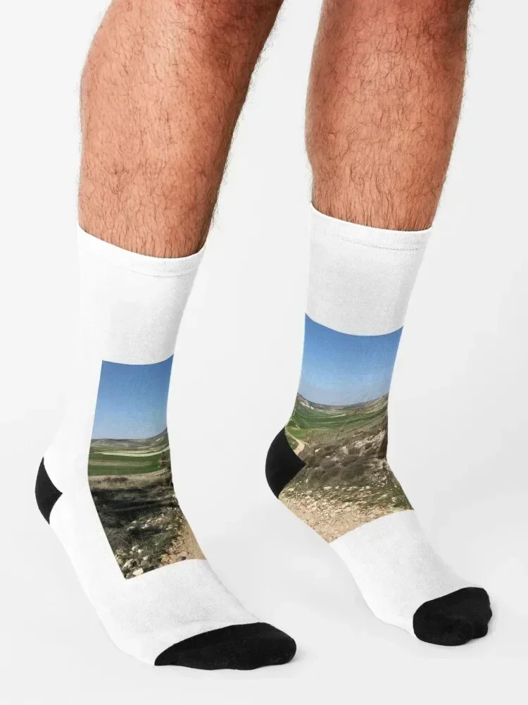 Camino, Santiago de Compostela Socks gifts funny sock valentine gift ideas Sports Socks Men Women's
