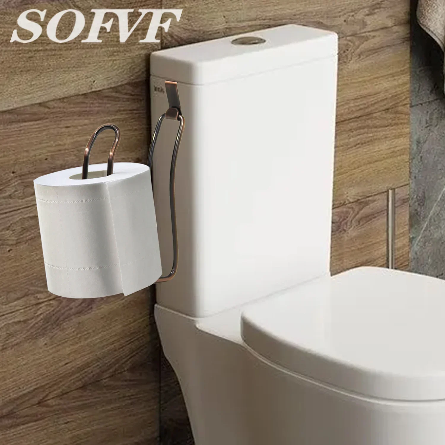 1 buah tempat tisu toilet besi tempa, tempat tisu gulung besi tempa, tempat tisu dinding kamar mandi.