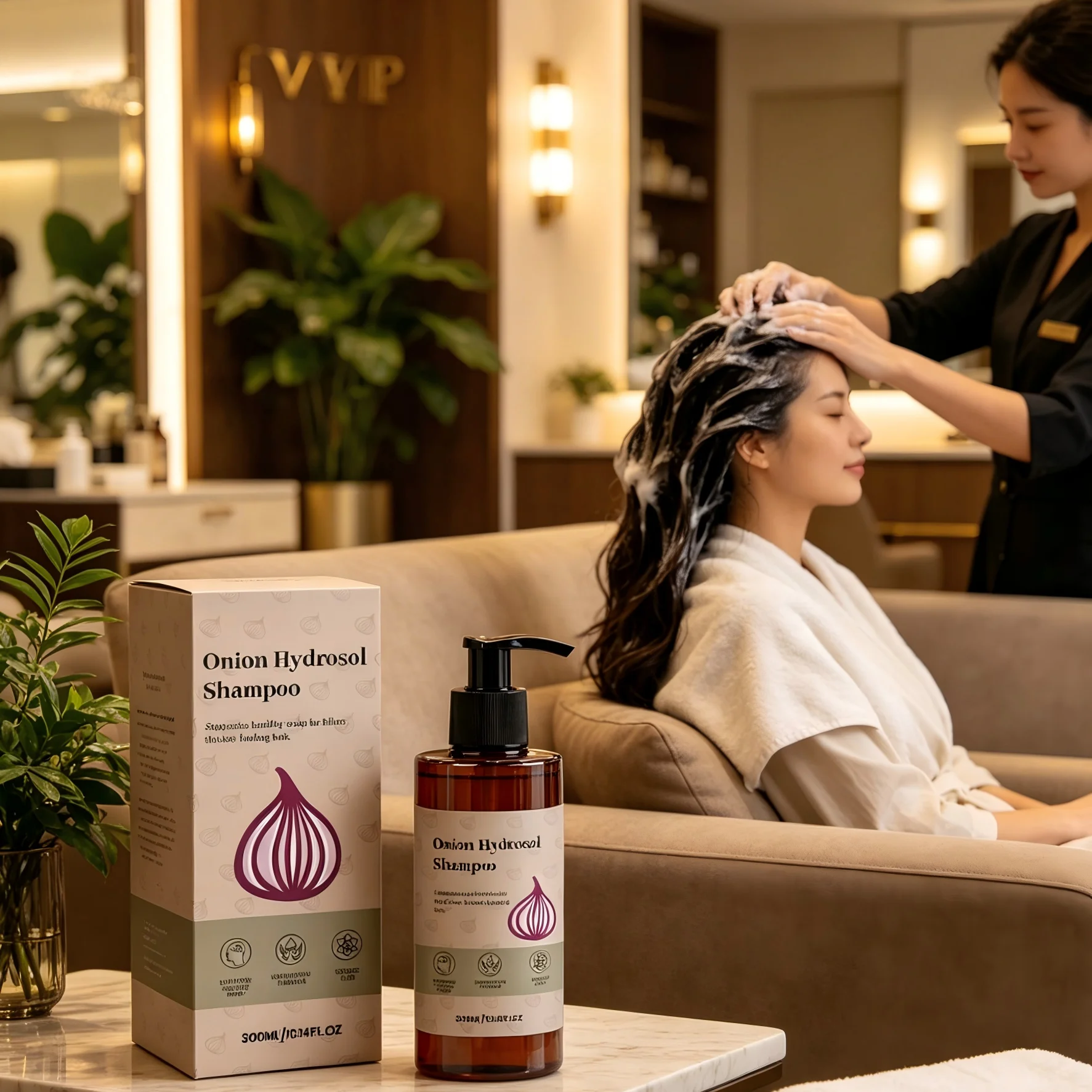 

Onion Biotin Shampoo for Hair Growth Products Hair Cleaning Thicken Hair Loss Treatment Hair Regrowth Onion and Rosemary Shampoo