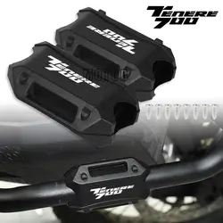 2023 Tenere700 Motorcycle Bumper Engine Guard 25MM Protection Block Crash bar For Yamaha Tenere 700 T7 Rally World Raid 21 2022