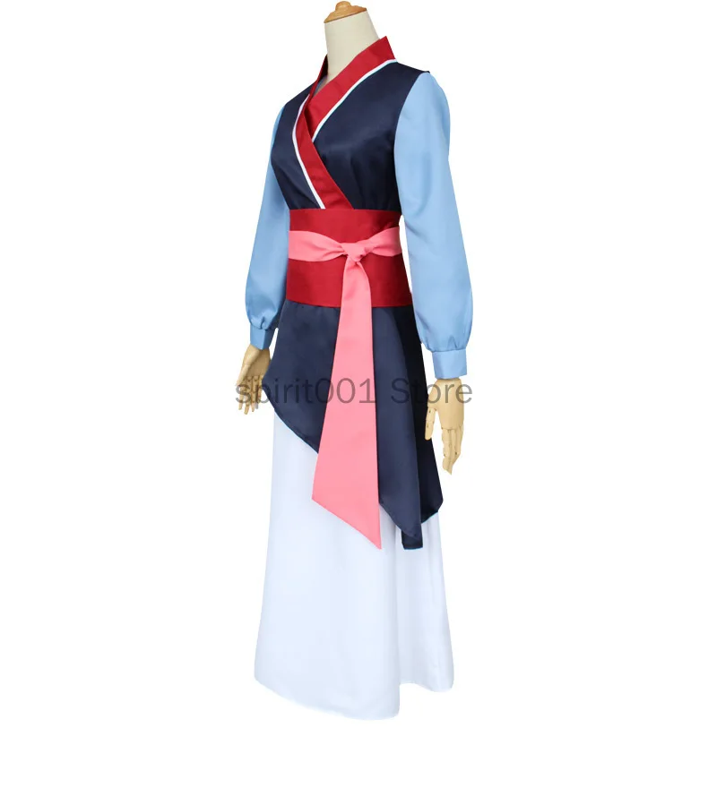 New Cosplay Anime Mulan Costume Womens Kids Chinese Hanfu Costume Princess Dress Deluxe Adult Cosplay for Halloween Party