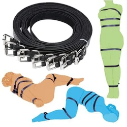 7PCS/Set Sexy Women Leather Fetish Restraints Bdsm Bondage Belt Adjustable Harness Strap Bondage Rope Adult Sex Toys For Couples