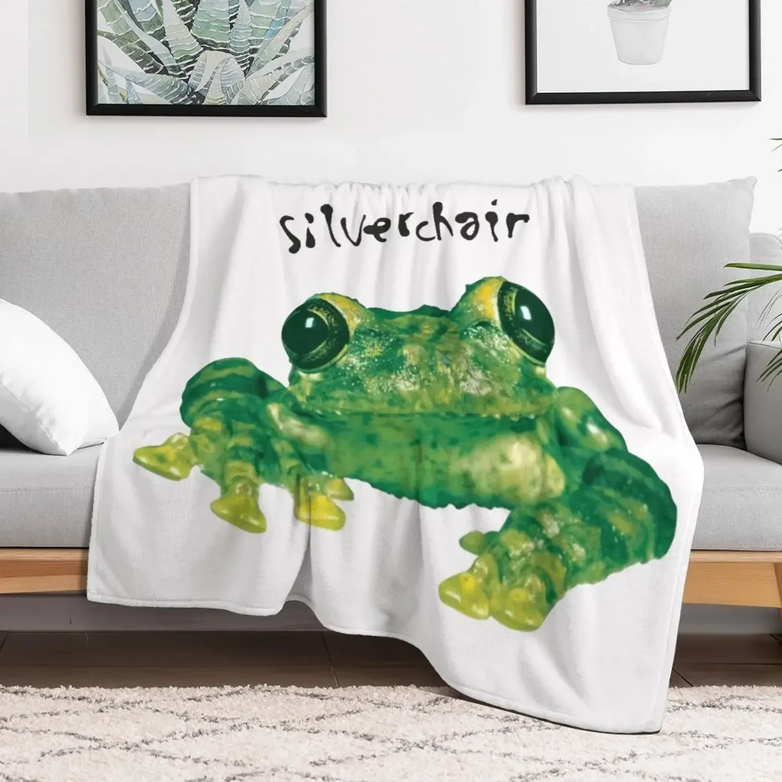 

Silverchair - Frogstomp _95 Frog Throw Blanket Designers Hairy Cute Thermals For Travel Blankets