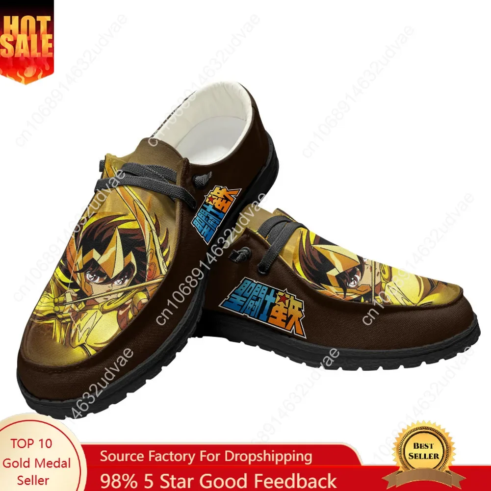 

Saint Seiya Casual Shoes Flat Shoe Men Woman Breathable Casual Indoor Outdoor Lightweight Footwear Couple Custom Made Shoe