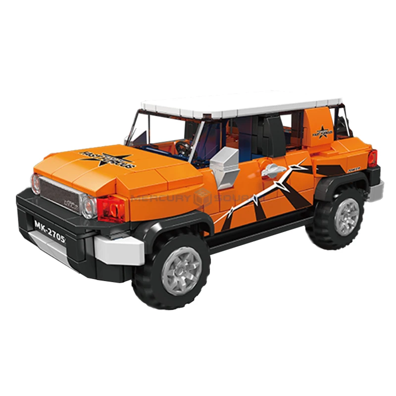 FJ Jeep Car Model Building Blocks Speed MOC 27059 SUV Off-road Vehicle Bricks DIY Creative High Tech Toy Set Gift for Kids Boys