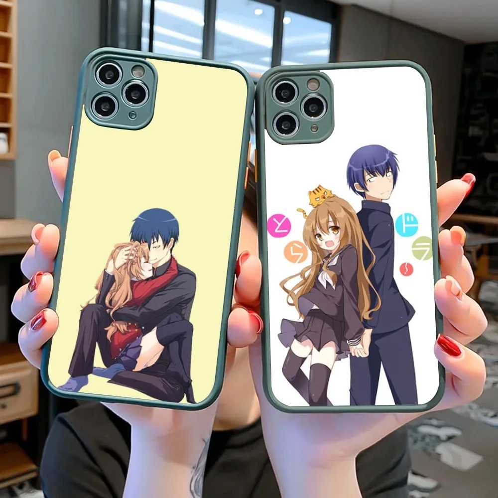 

Toradora Taiga aisaka Phone Case for iPhone 14 11 12 13 Mini Pro Max 8 7 Plus X XR XS MAX Translucent Matte Cover