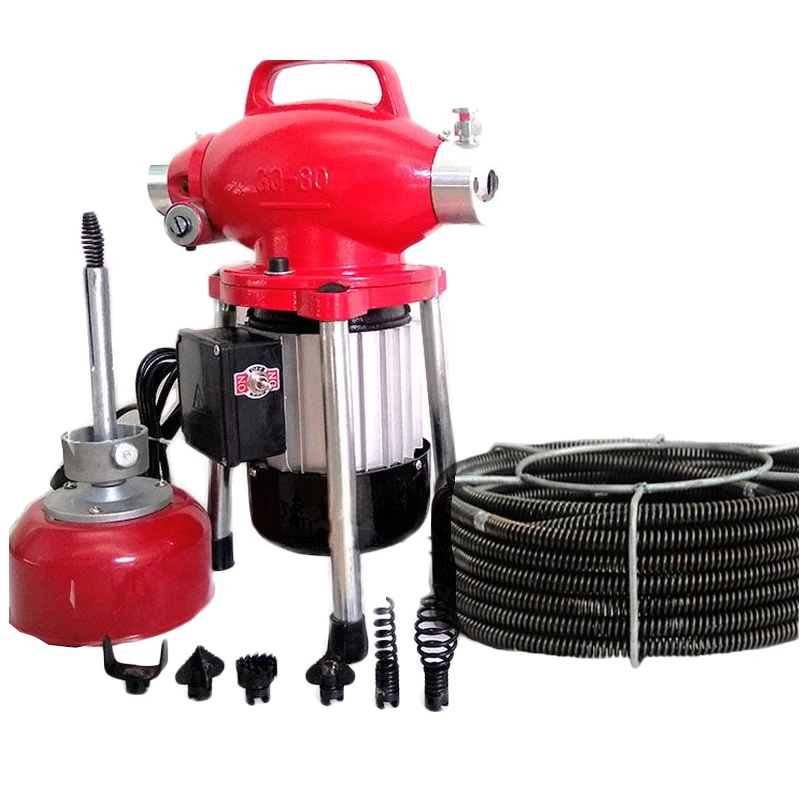 Automatic Dredge Machine  Electric Pipe Dredging Sewer Tools Professional Clear Toilet Blockage Drain Cleaning Machine