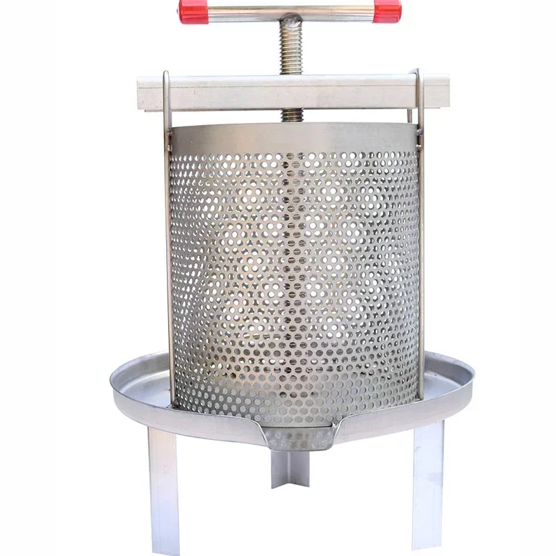 

Household Honey Press Stainless Steel Wine Press Commercial Beekeeping Machine Honey Squeezer Solid Honey Extraction Separator