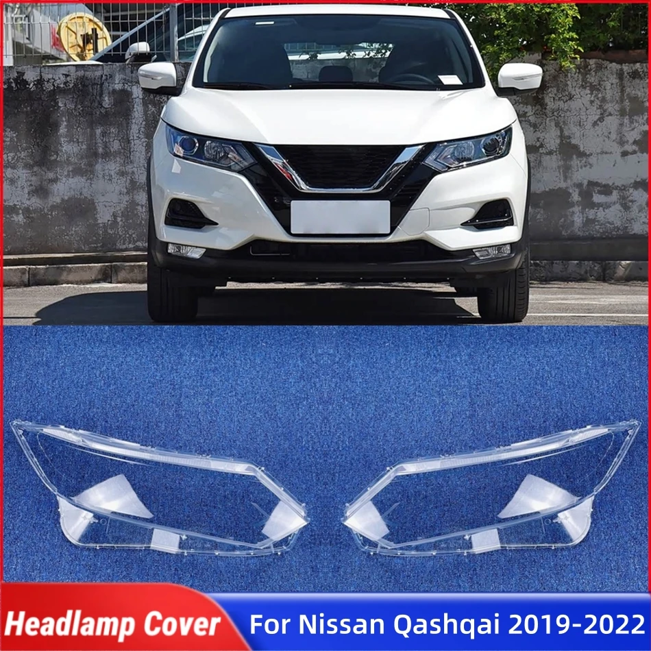 

Для Nissan Qashqai 2019 2020 2021 2022, автомобильные аксессуары, крышка фары, абажур для передней фары автомобиля, крышка объектива, корпус