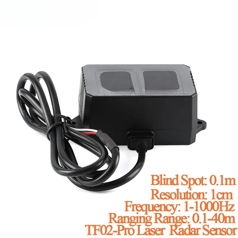 TF02-Pro UART ToF Lidar Ranging Sensor 40m IP67 Waterproof I2C 850nm VCSEL