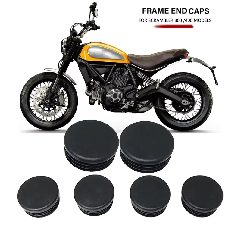 For Ducati Scrambler 400 800 2014 2015 2016 2017 2018 2019 Motorcycle Frame Hole Cover Caps Plug Decorative Frame Cap Set