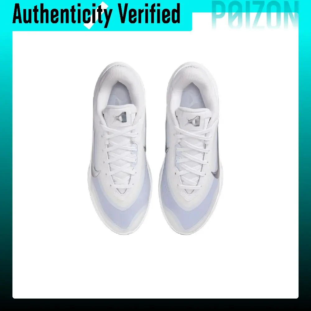 Zapatillas de Baloncesto Nike A'One Low Top Unisex Blanco Azul FZ8606-100