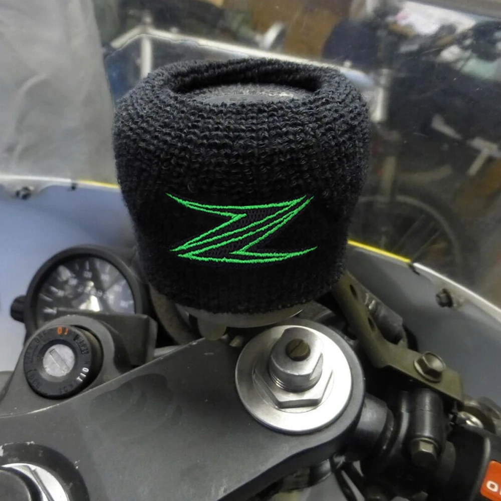 For Kawasaki Z750 Z750S Z 750 2005-2012 2008 2009 2010 2011 Motorcycle Front Brake Fluid Reservoir Cap Cover Sock Oil Filler Cap