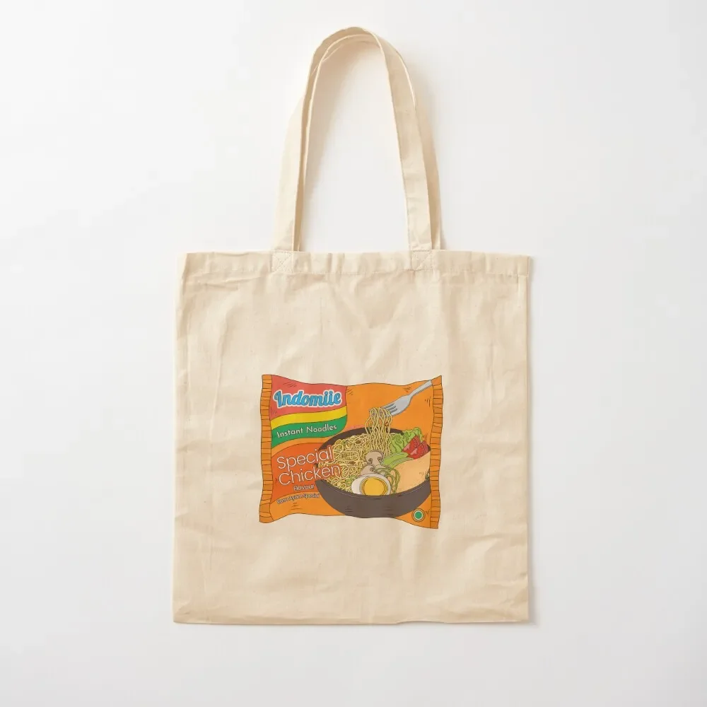 

Indomiie Special Chicken - Soup Noodle - Indonesian Cuisine Special with Egg Tote Bag Big bag women Women's tote bag