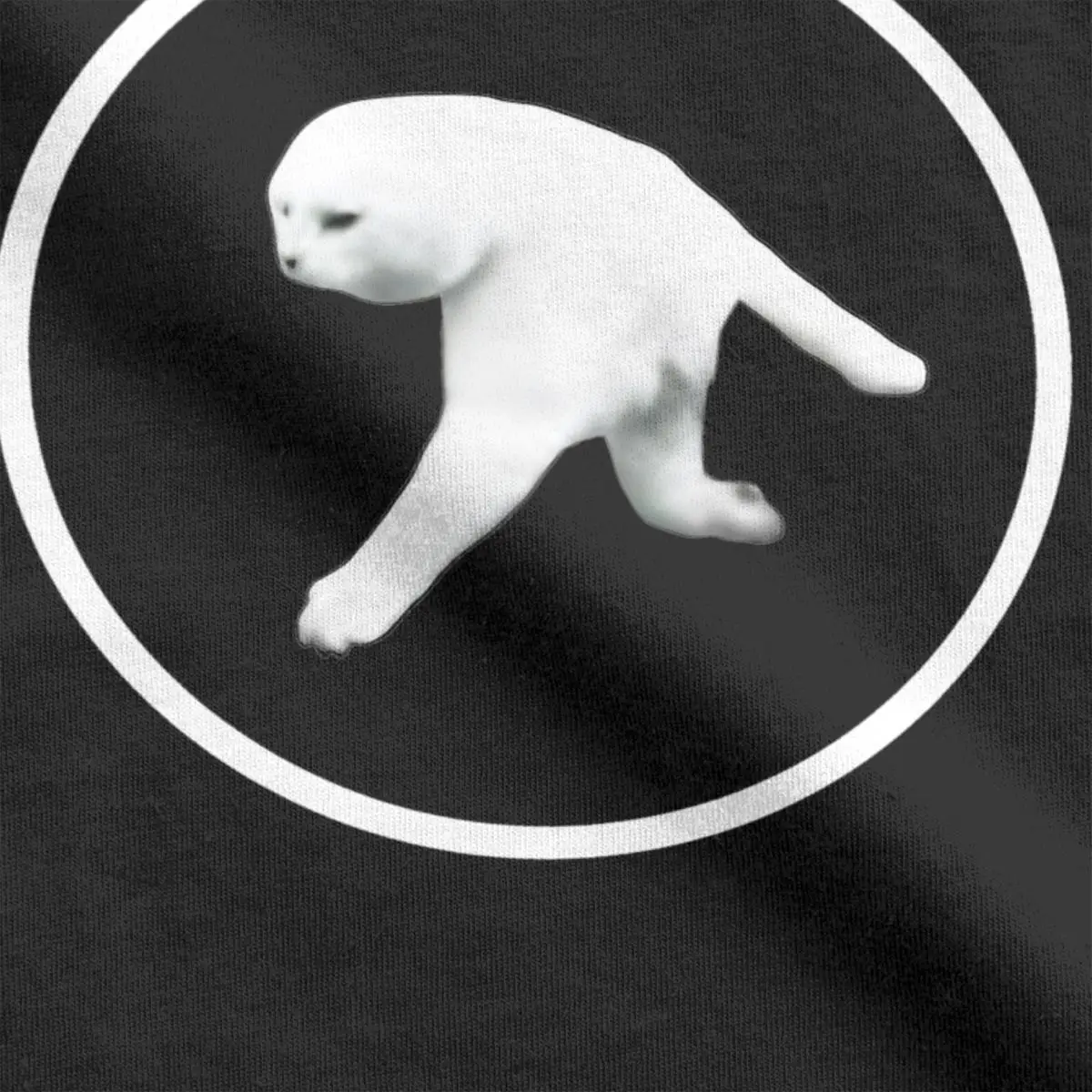 Camisetas divertidas Aphex Twin de dos patas de gato para hombre, Camiseta de algodón puro con cuello redondo, camisetas de manga corta, ropa recién llegada