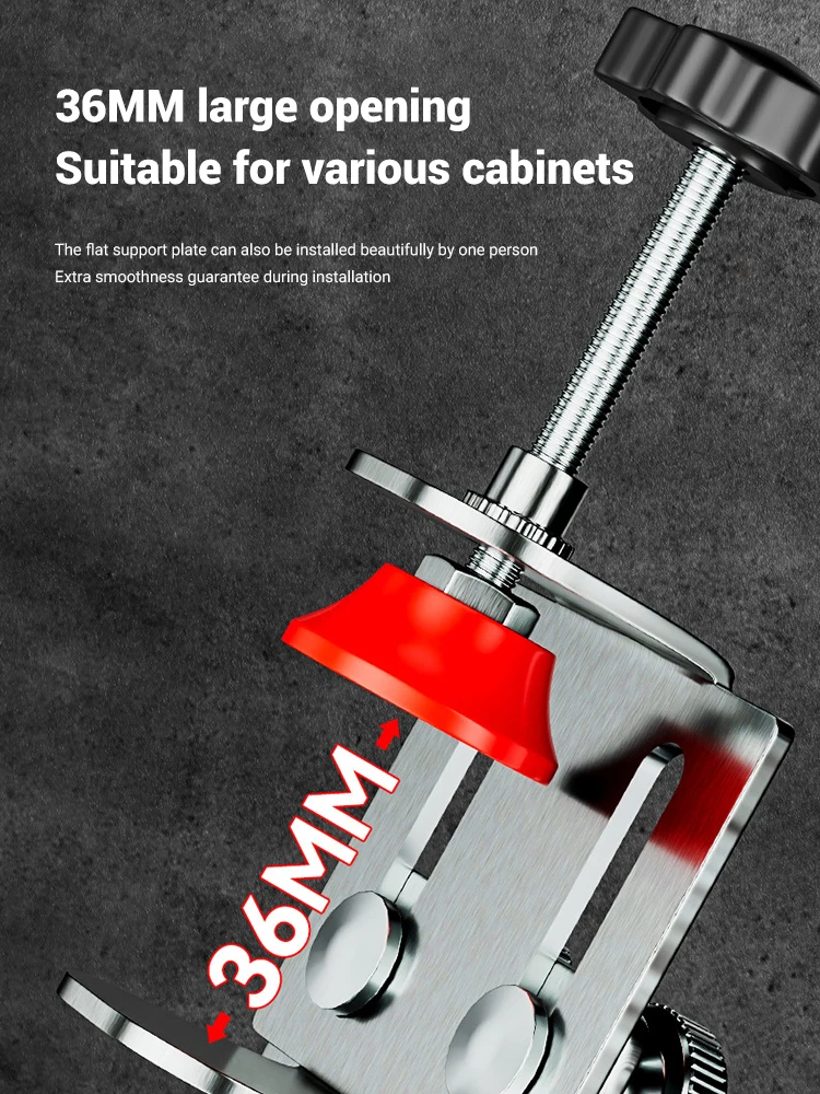 

Cabinet Door Mounting Jig Cabinets Frame Clamp Household Hidden Door Stainless Steel Mounting Support Woodworking Tools