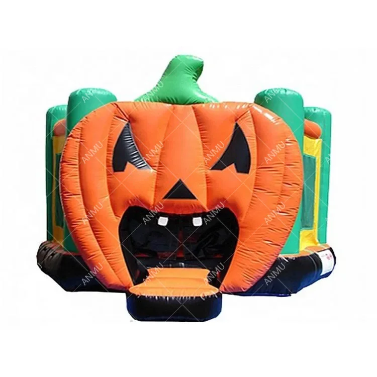 

Wholesale cheap price inflatables pumpkin jumper haunted bouncy castle halloween bounce house for party