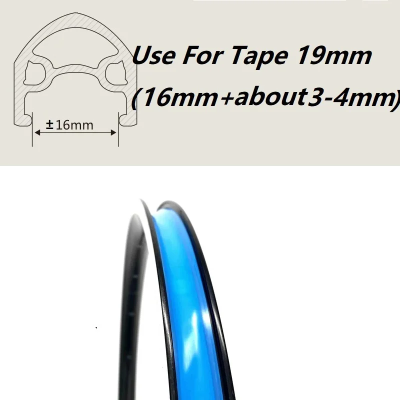 Tubeless Fita De Selo Do Pneu, MTB Folding Road Bicicleta Tubeless Pneu, Jantes De Bicicleta, 50 Metro