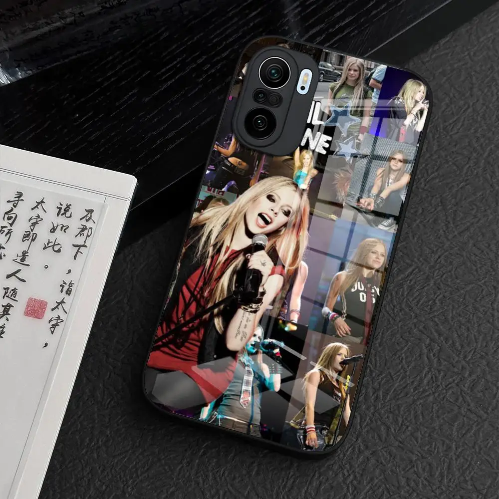 Avril Ramona Lavigne Phone Case For Xiaomi 14 Lite 12 Pro 11t 13 Lite POCO M6 M5 X6 X5 X3 NFC F5 F6 Pro Tempered Glass Cover