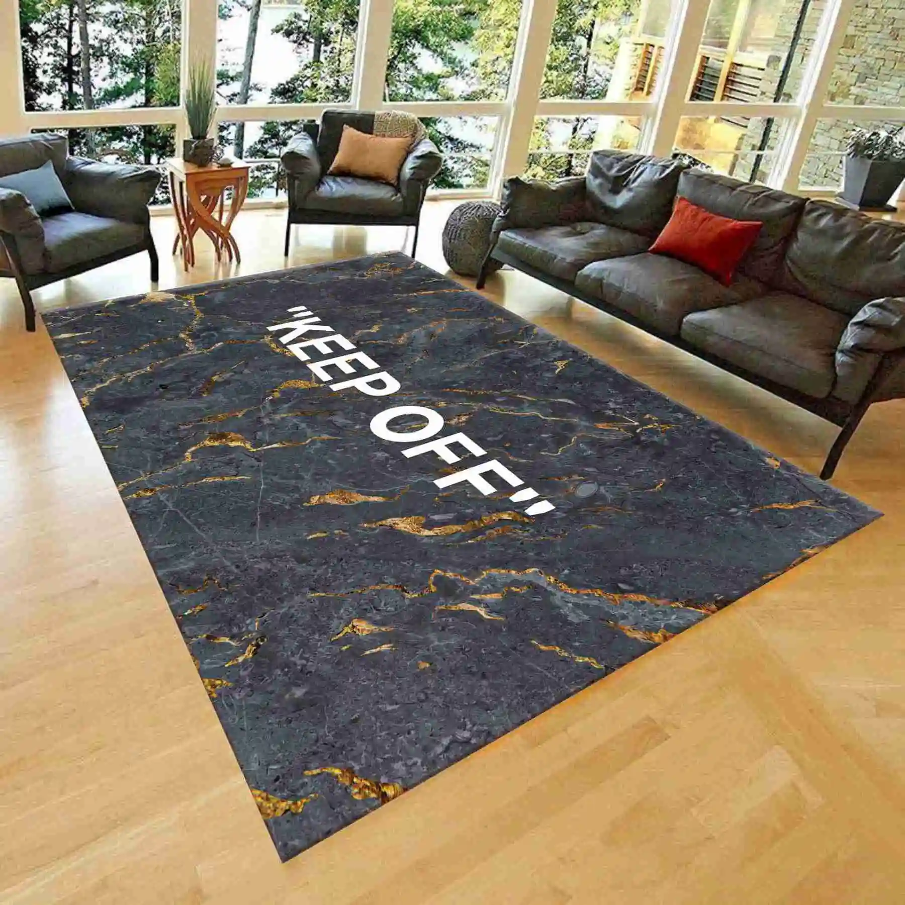 

Keep Off Marble Rug For Living Room, Fan , Area Rug, Popular Rug, Personalized Gift, themed Rug, Home Decor,Rug, ma237