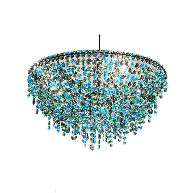 

Creative Hemisphere Luxury Design Crystal Chandelier Luminaire Pendant Light Fixture Home Decor Indoor Lighting For Living Room
