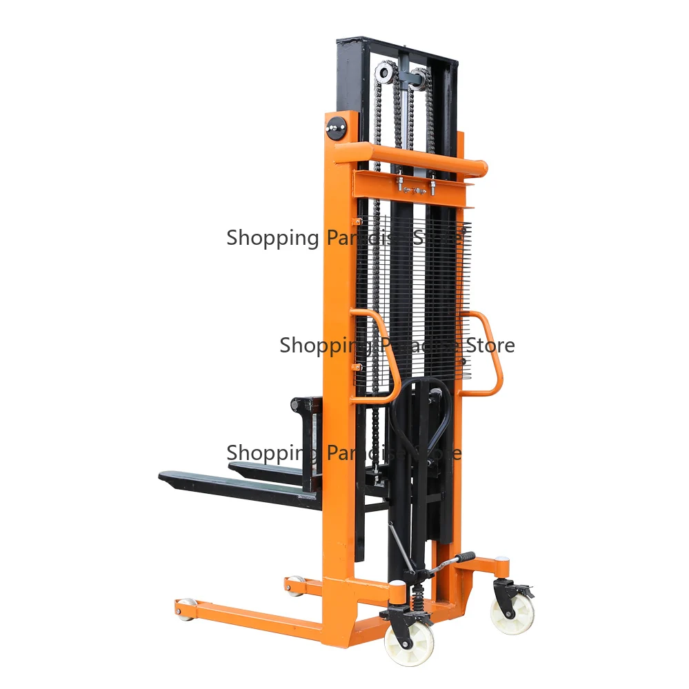 Manual Pallet Lift Stacker Semi Electric Hydraulic Forklift for Workshop - Hot Sale Industrial Equipment