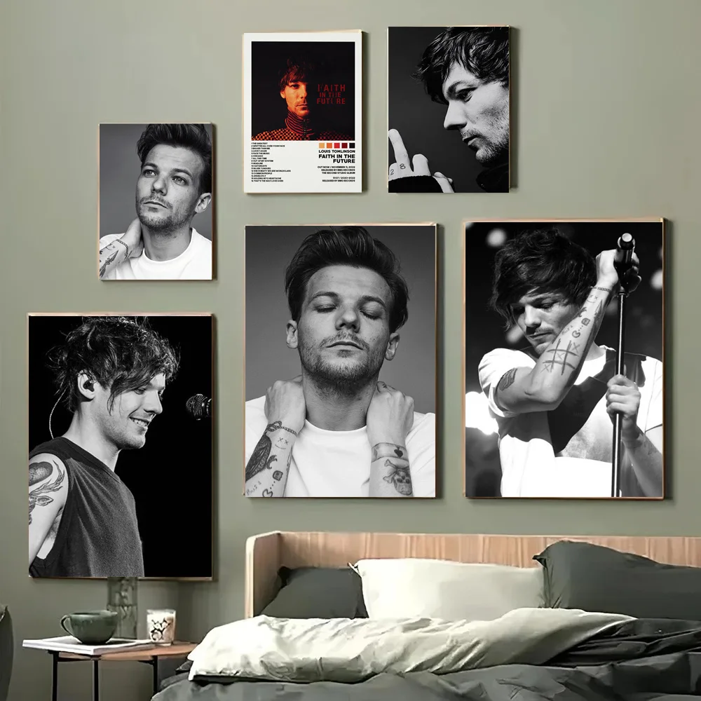 

New T-Tomlinson Posters Faith In The Future L-Louise Music Star Poster Prints Wall Art Canvas Oil Painting Room Home Decor Bar