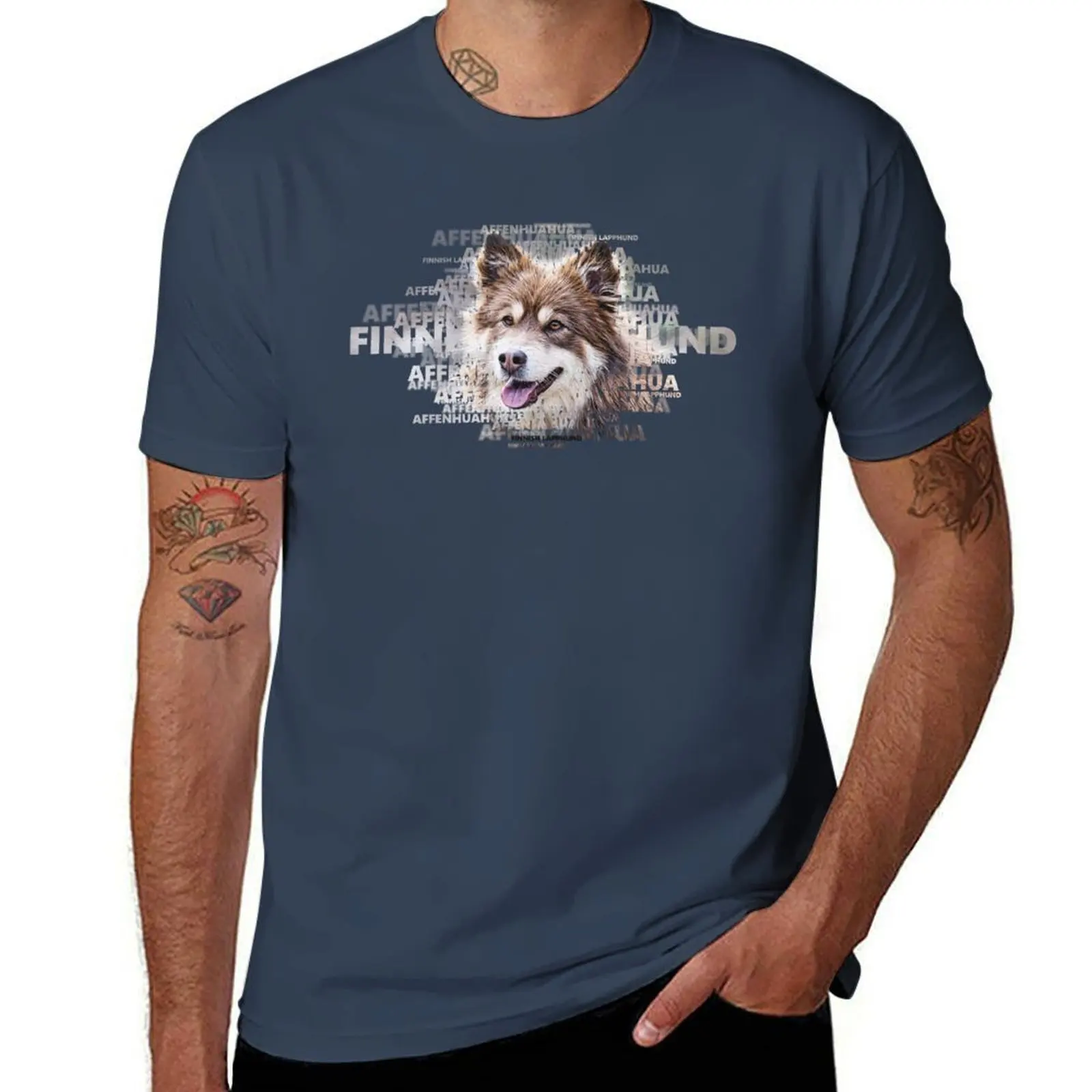 

Finnish Lapphund T-Shirt t shirt men 100% cotton luxury brand cotton t shirt man T-Shirt
