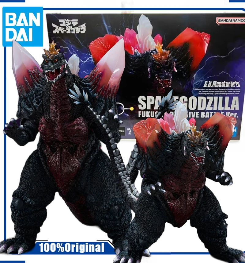 Bandai Genuine /Original  SHM LIMITED & SPECIAL EDITION SPACE GODZILLA FUKUOKA BATTLE VER.      Action Figure Toys For Boys /Gir