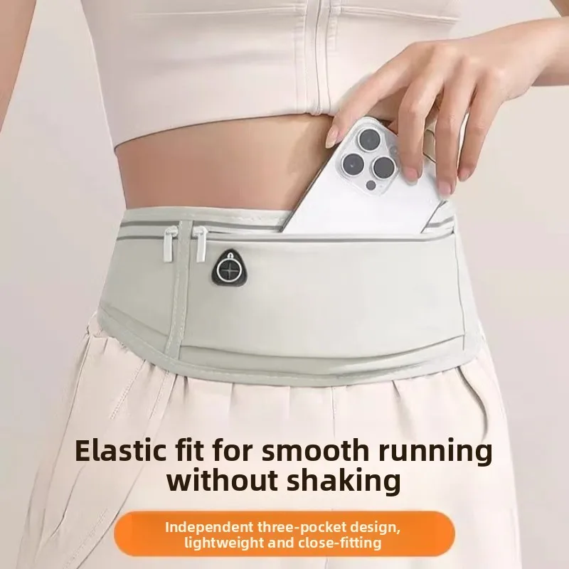 

Спортивная поясная сумка для фитнеса и активного отдыха, поясная сумка для бега, мужская и женская поясная сумка для активного отдыха, невидимая водонепроницаемая мини-сумка на пояс.