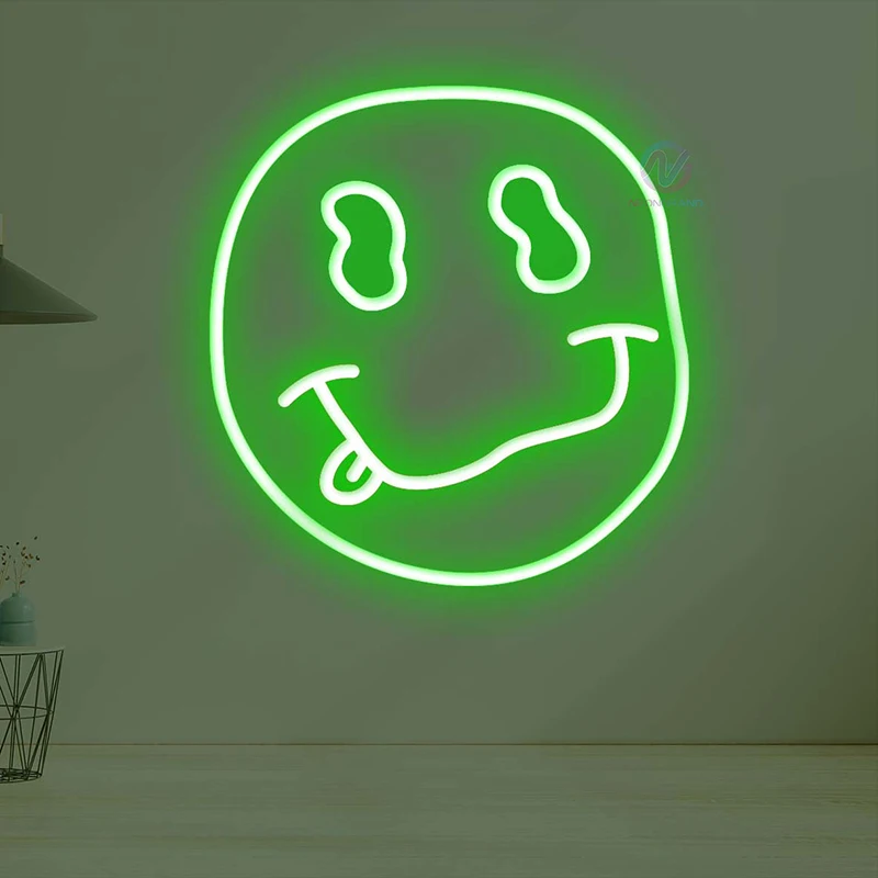 

Smile Neon Signs Led Light for Bar Pub Club Home Wall Hanging Flex Neon Lights Wedding Home Party Decor