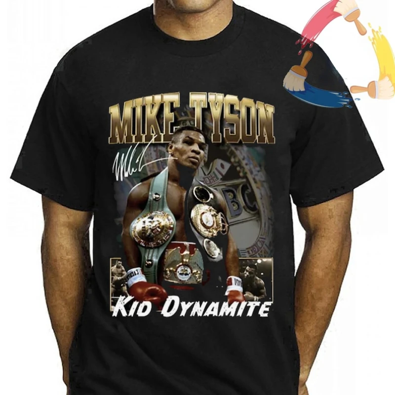 

Mike Tyson Kid Dynamite Vintage Iron Mike T Shirt. Short Sleeve 100% Cotton Casual T-shirts Loose Top Size S-3XL