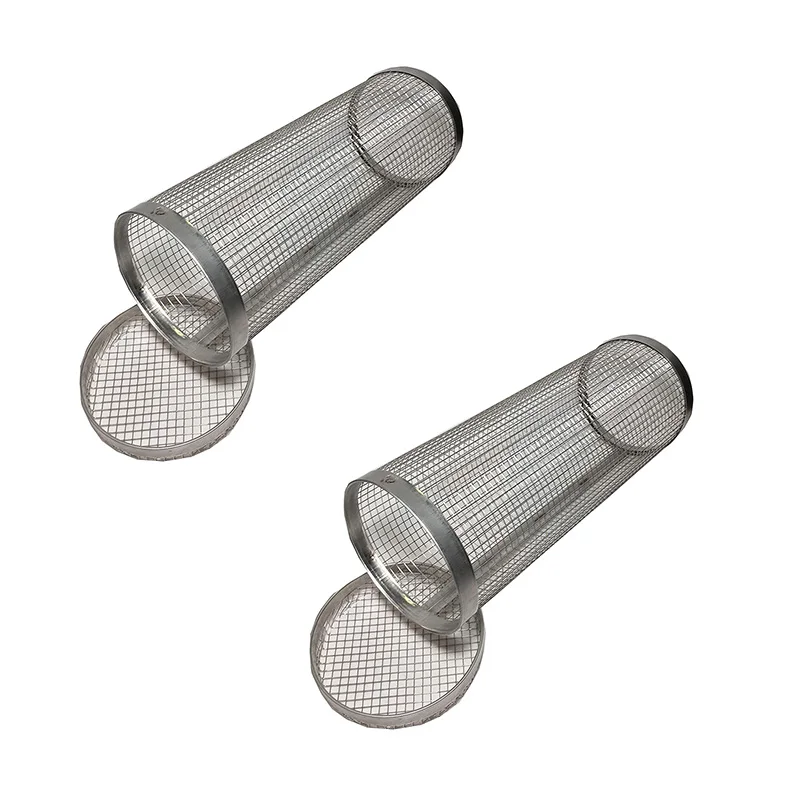 Bbq Gerookte Net Barbecue Cilinder Rvs Barbecue Rooster Kampvuur Barbecue Emmer Camping Picknick