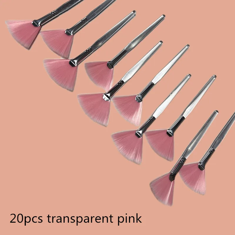 10/20/50 stuks Waaiervorm Foundation Make-up Kwasten Multifunctionele Gezichtsmasker Borstel Essentiële Olie Vrouwen Beauty Makeup Tools Borstel