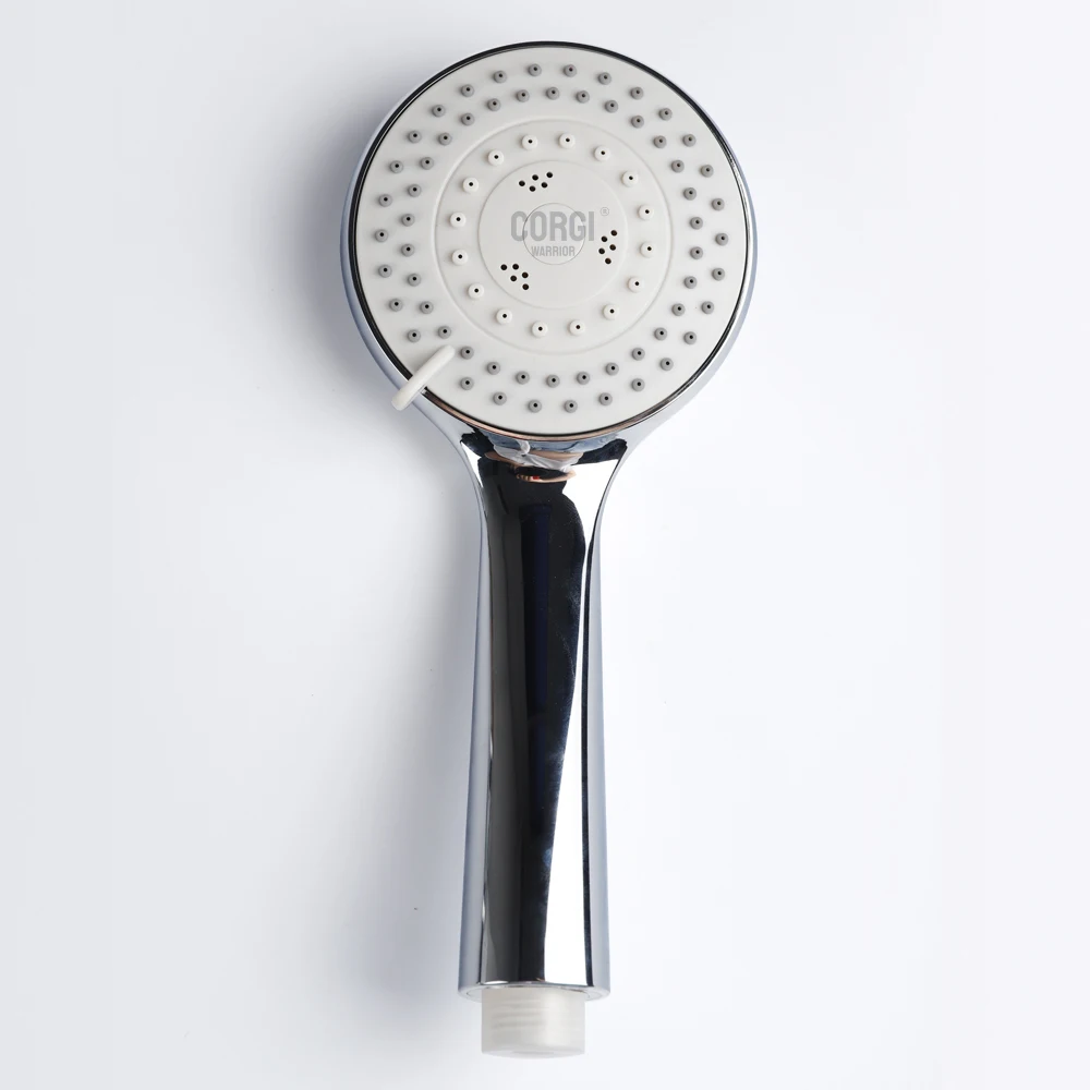 High Pressure Shower Head Handheld 1/3/5 Modes Shower Head Abs Plastic and Stainless Steel with Hose and Holder for Wholesale