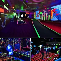 UV Glow Cotton Tape Neon Gaffer Party Tape Safety Warning Neon Tape UV Tape Wedding Decorations Home Decorations 3
