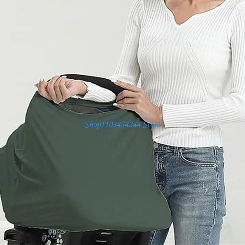 Windproof Baby Carriage Case Protector Newborns Toddler Carrying Basket Protections Sleeve Cover Privacy Nursing Towel