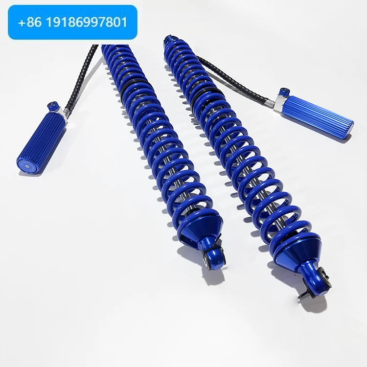 Adjustable Blue 2.5 Inch Pipe Diameter Double Coilovers Shock Absorbers