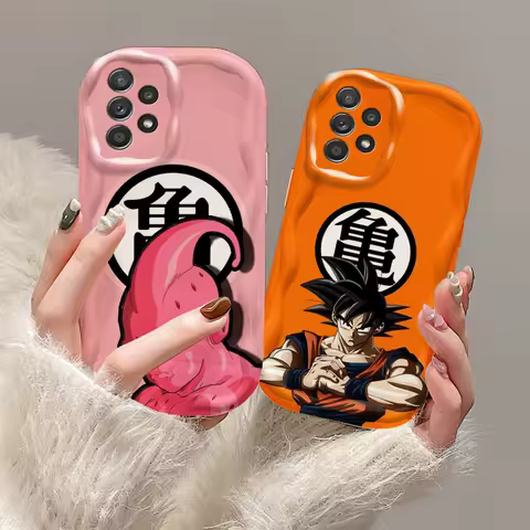 D-Dragon Ball Comics Goku Logo For Samsung A55 A54 A53 A52 A35 A34 A33 A32 A25 A24 A23 A22 A21S A15 A13 A14 5G Wave Oil Soft