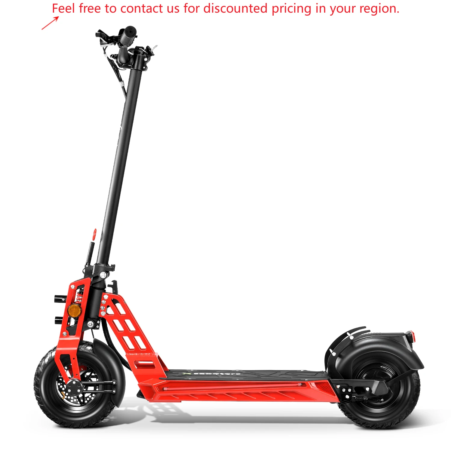 

HEZZO Electric Scooter M6 48v 500W 13ah Litihum Battery 11 Inch Inflatable Tire Max Speed 40km/h Aluminum Alloy Escooter