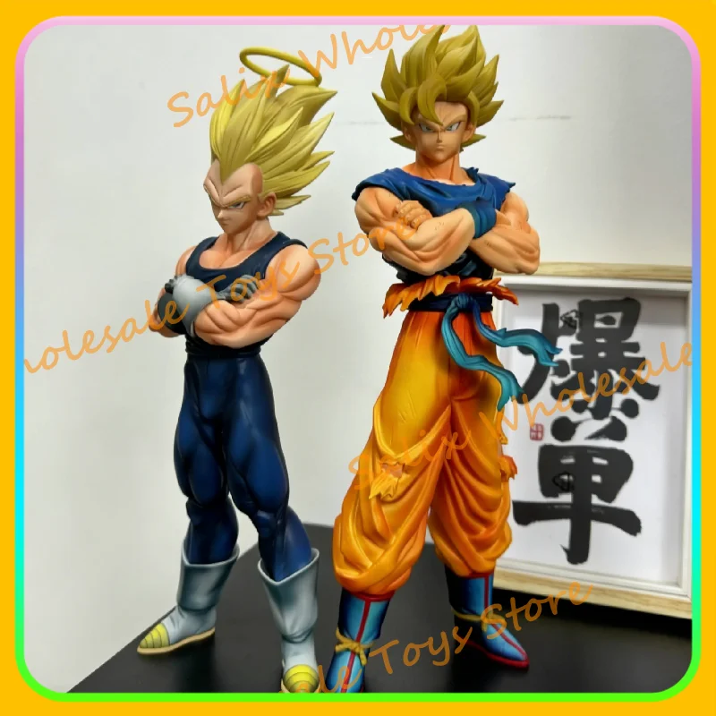 

YJ Studio Goku Majin Vegeta Dragon Ball Anime Figure Model Figurine Pvc Statue Gk Statue Collection Model Decoration Gift Toy