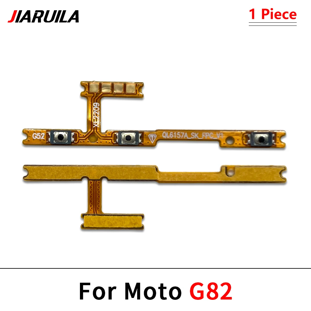 50Pcs，NEW Power Switch On/Off Button Volume Key Button Flex Cable For Moto G22 G32 G40 Fusion G42 G54 G82 G84 G34 5G G24 G04 G14