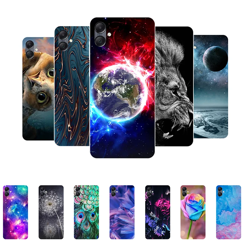 Case For Samsung Galaxy A05 Cover Wolf Planet Soft Silicone Back Cover for Samsung A05 2023 GalaxyA05 Phone Case A 05 Funda