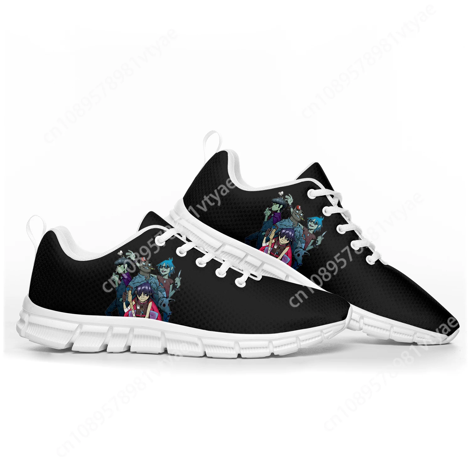 

Gorillaz Virtual Rock Band Fashion Sports Shoes Mens Womens Teenager Kids Children Sneakers Custom High Quality Couple Shoes