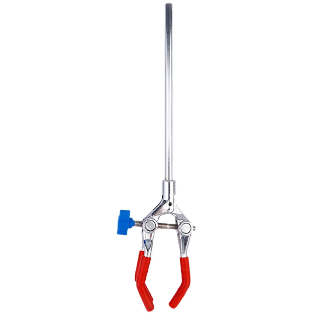 Flask Clamp Three-Claw Clip Prong Metal Holder Fixture Test Tube for Laboratory Stainless Steel 3-finger