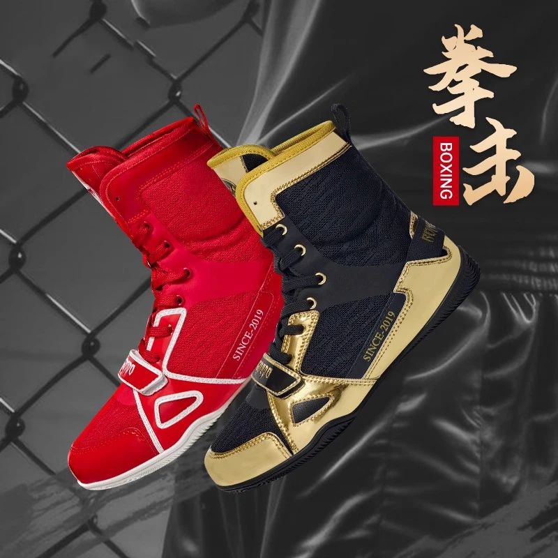 

New Best-Selling Breathable Anti-Slip Premium Durable Wrestling Shoes Boxing Training Shoes Excellent