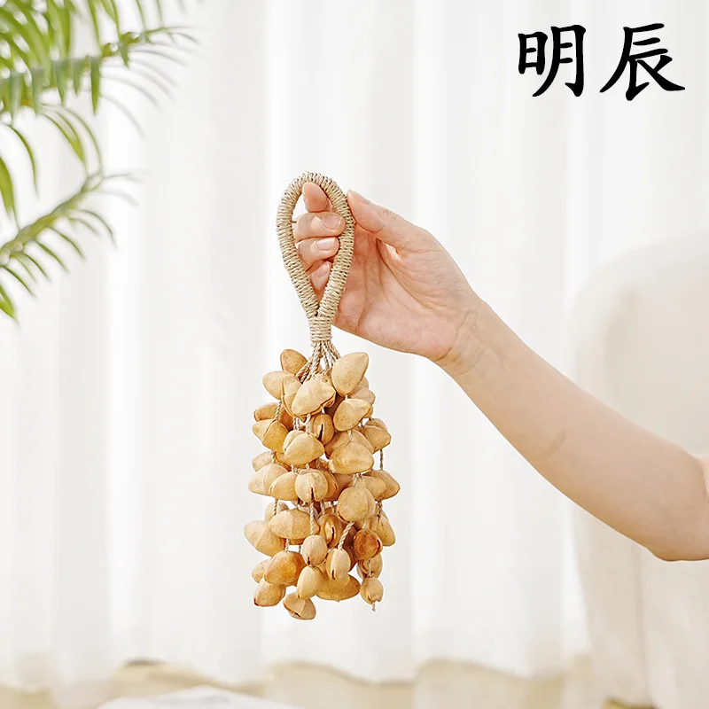 Hand-cranked Lily Of The Valley. 60 Handcrafted Fruit Shells. Sound-healing Wind Chime. Window Or Bedside Decoration.