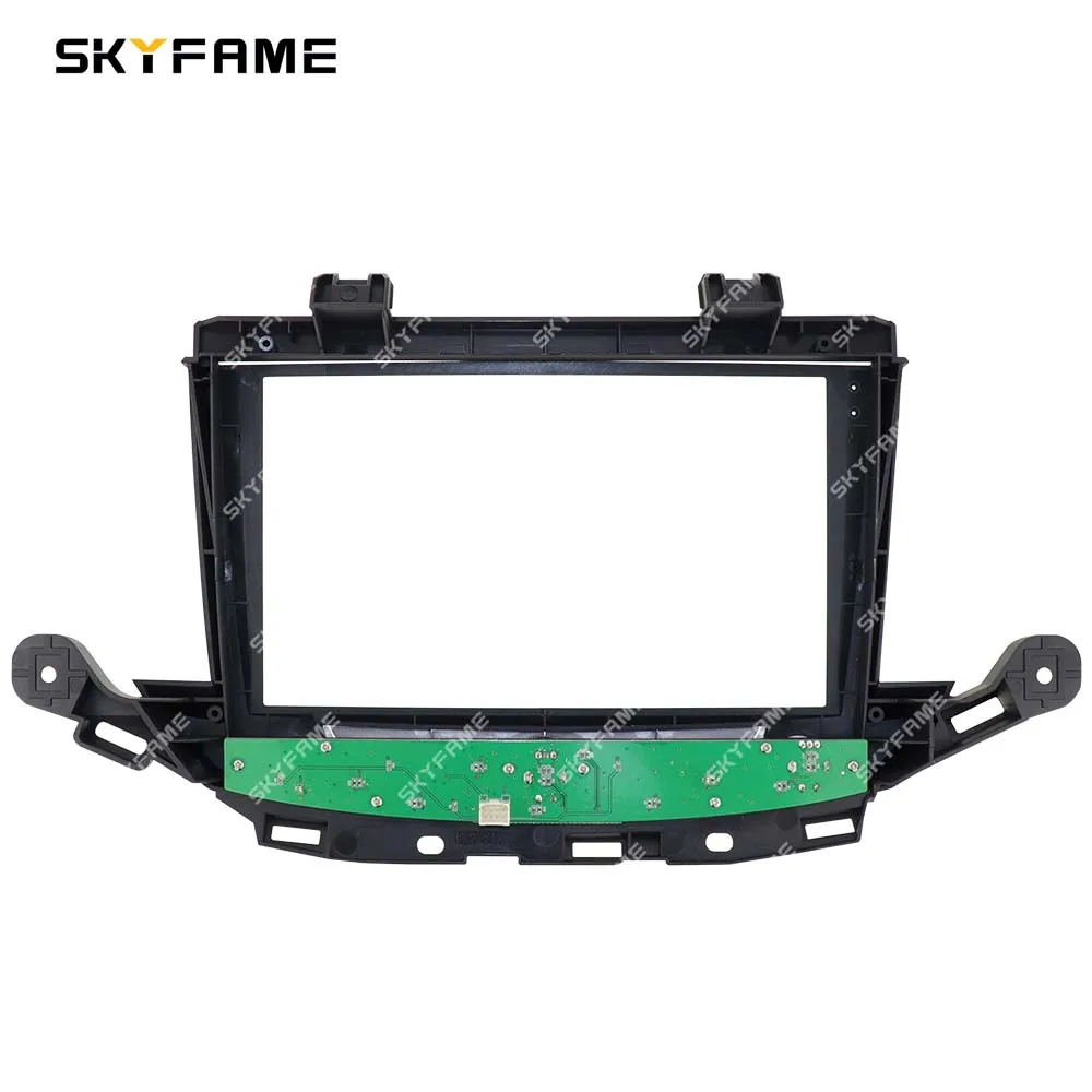 SKYFAME Car Frame Fascia Adapter Decoder Android Radio Dash Fitting Panel Kit For Buick Verano GS Opel Astra K Crossland